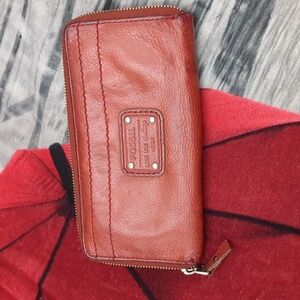 Fossil red wallet